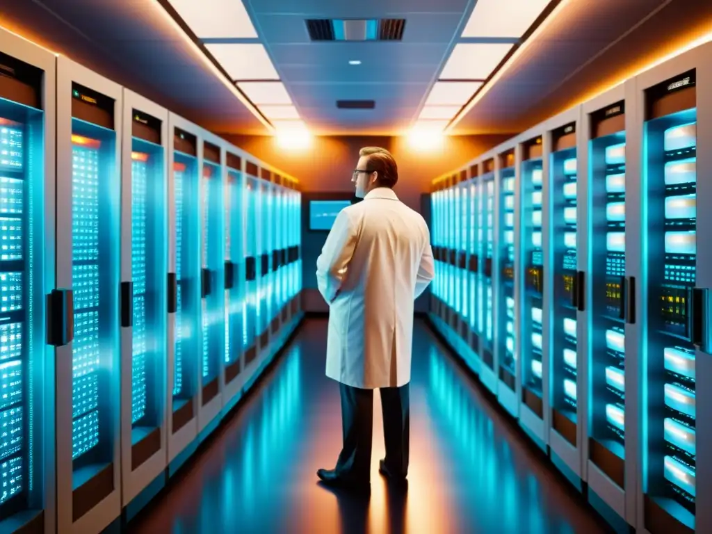 Un laboratorio vintage de supercomputadoras y científicos, para simulaciones climáticas impacto supercomputadoras