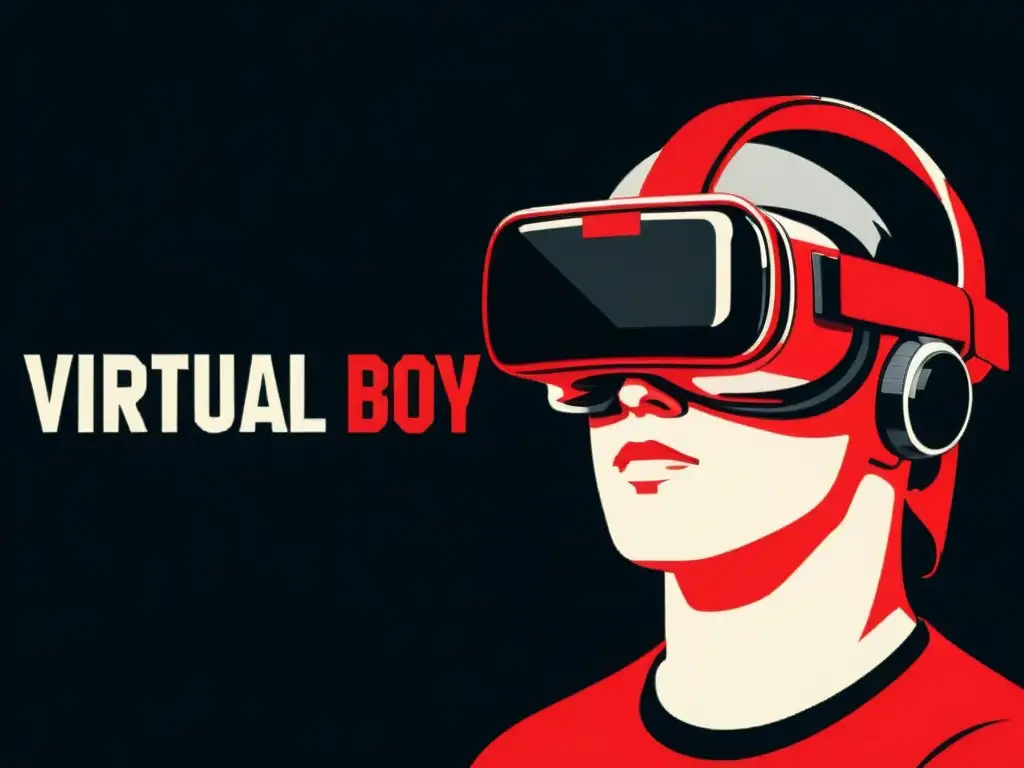 Comparación de la evolución de la realidad virtual gaming con Virtual Boy y Oculus Rift, mostrando la tecnología de ayer y hoy